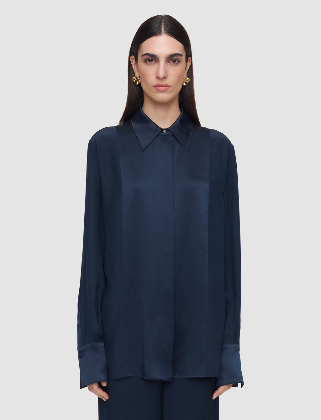 Childs Silk Satin Blouse