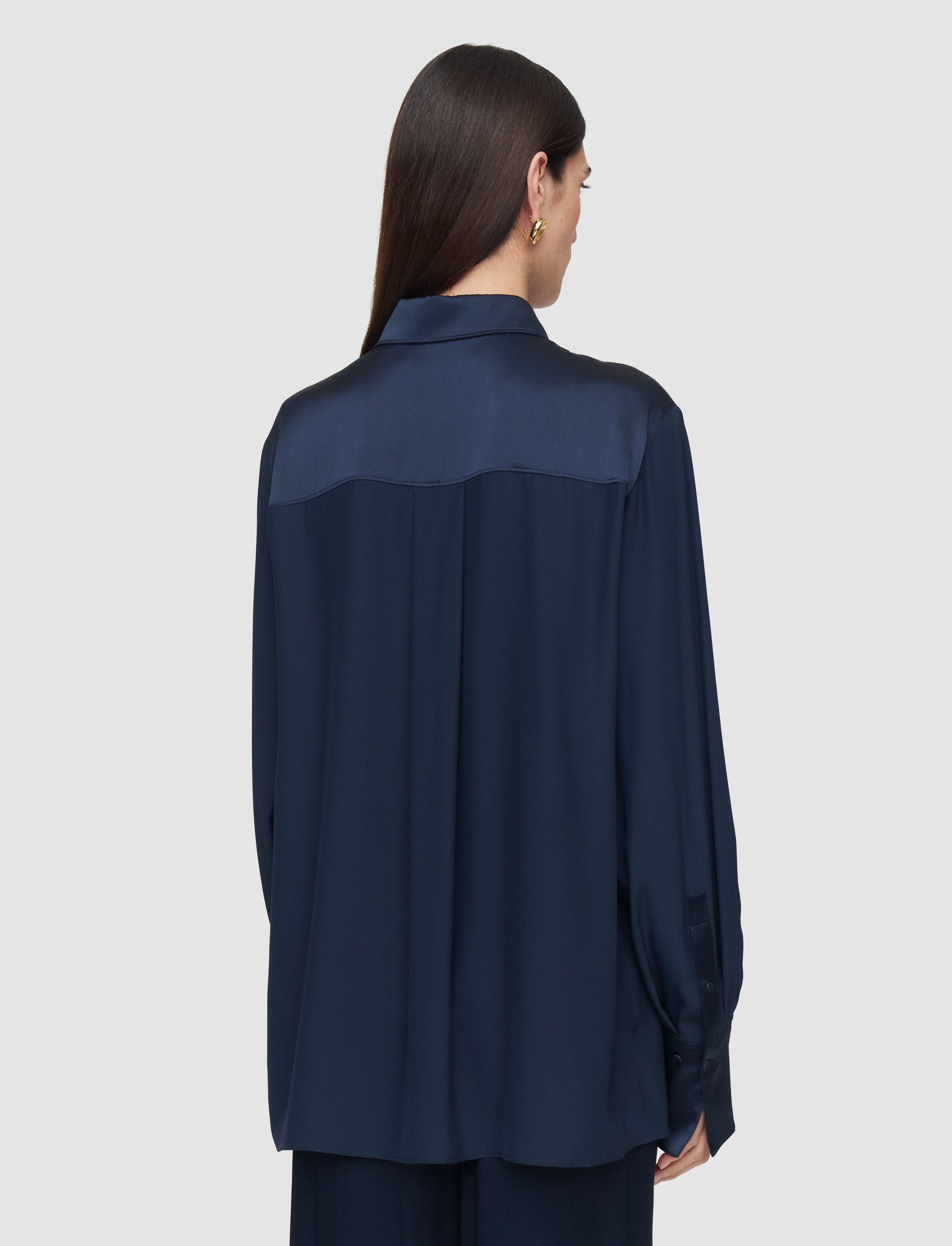Childs Silk Satin Blouse