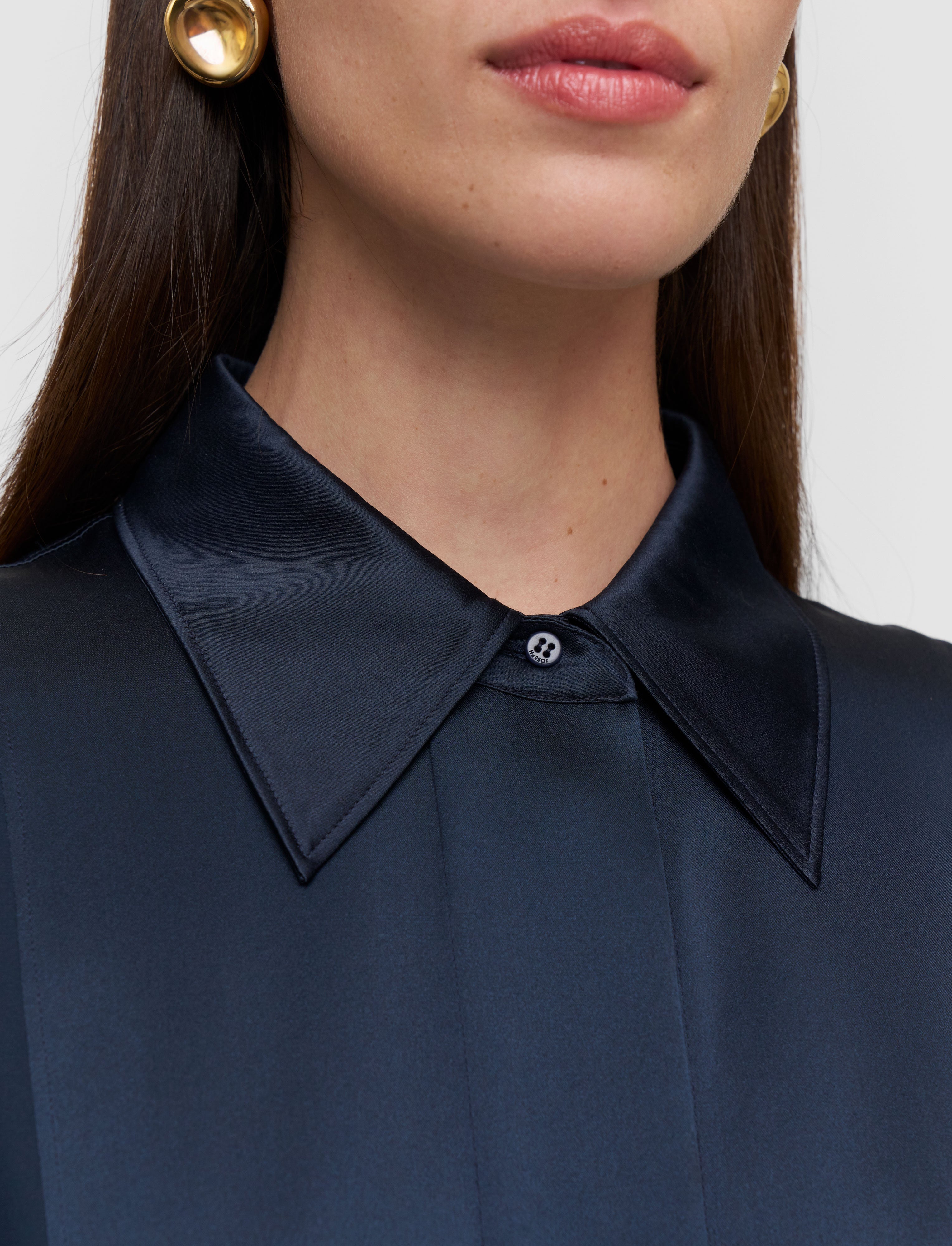 Childs Silk Satin Blouse