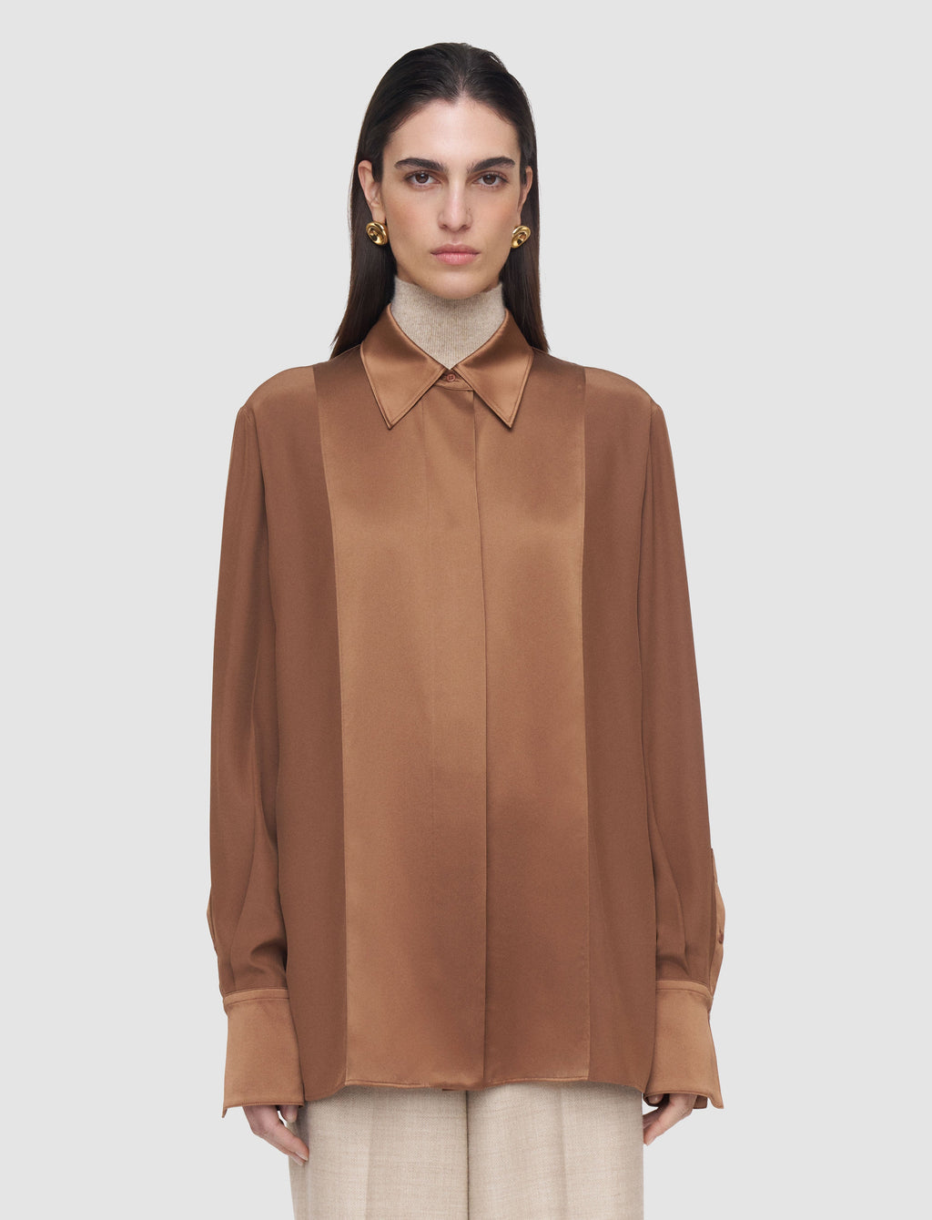Childs Silk Satin Blouse