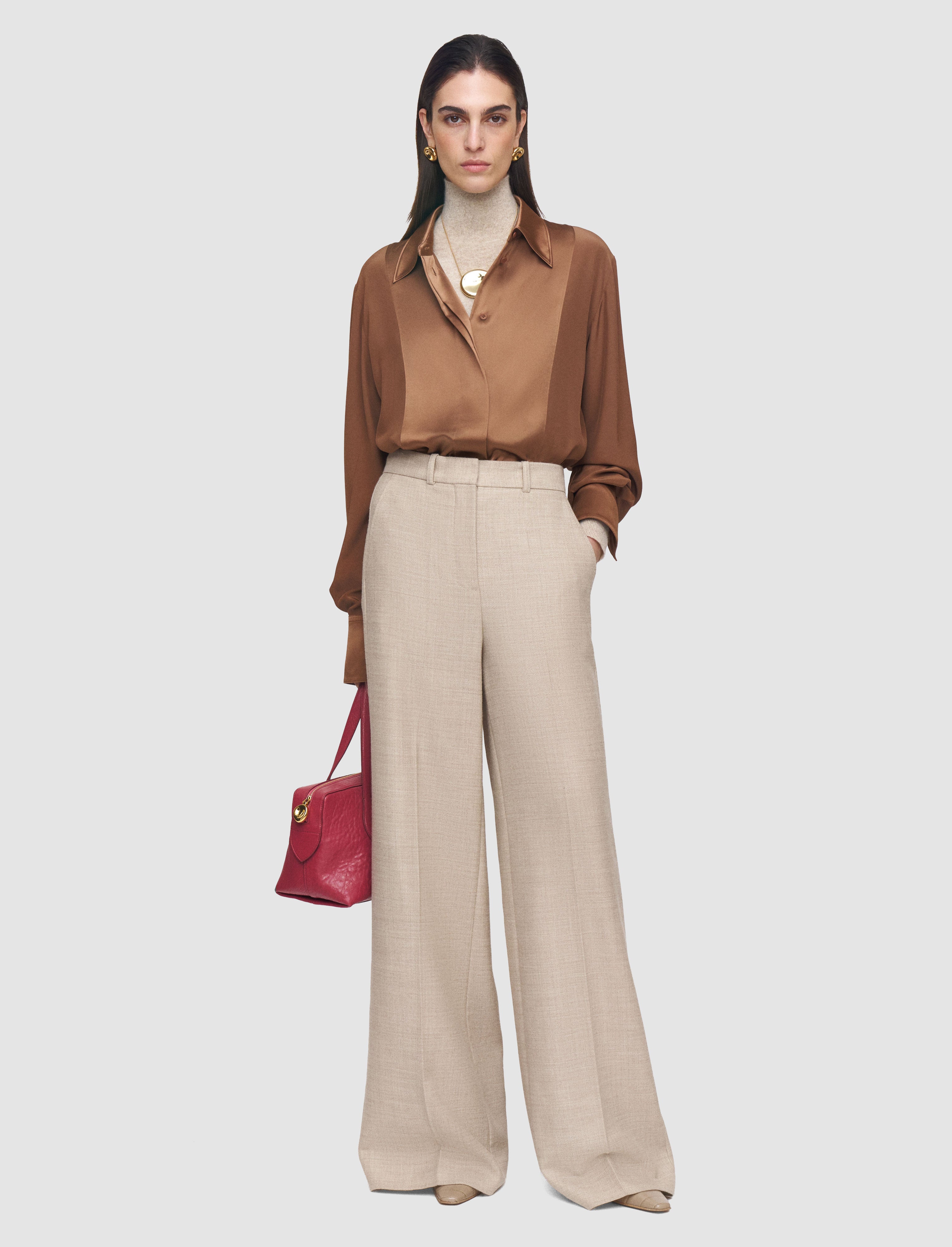 Childs Silk Satin Blouse