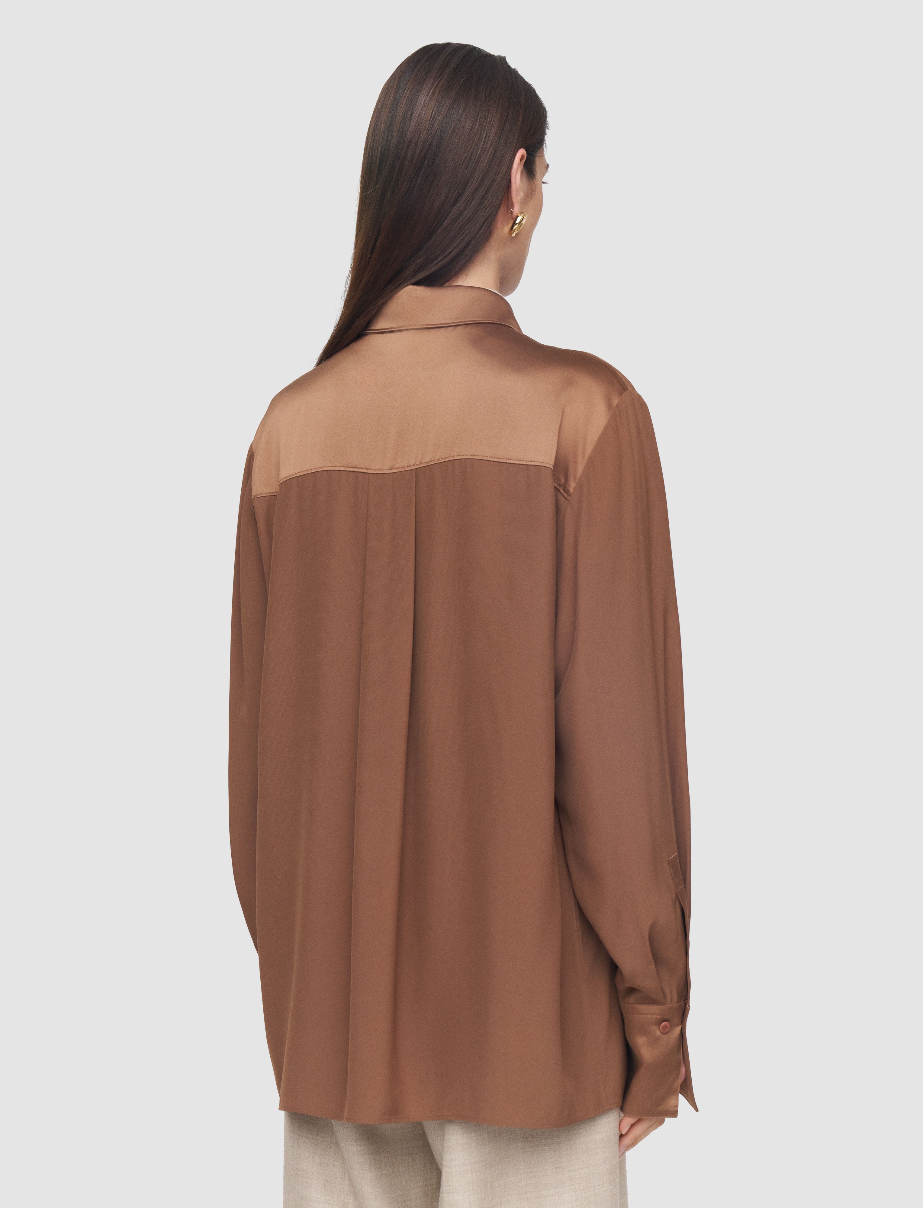 Childs Silk Satin Blouse