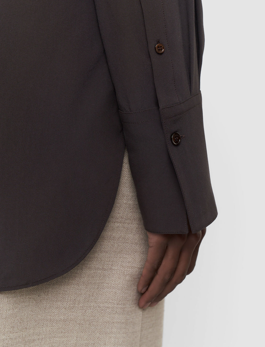 Joe Crepe de Chine Silk Blouse