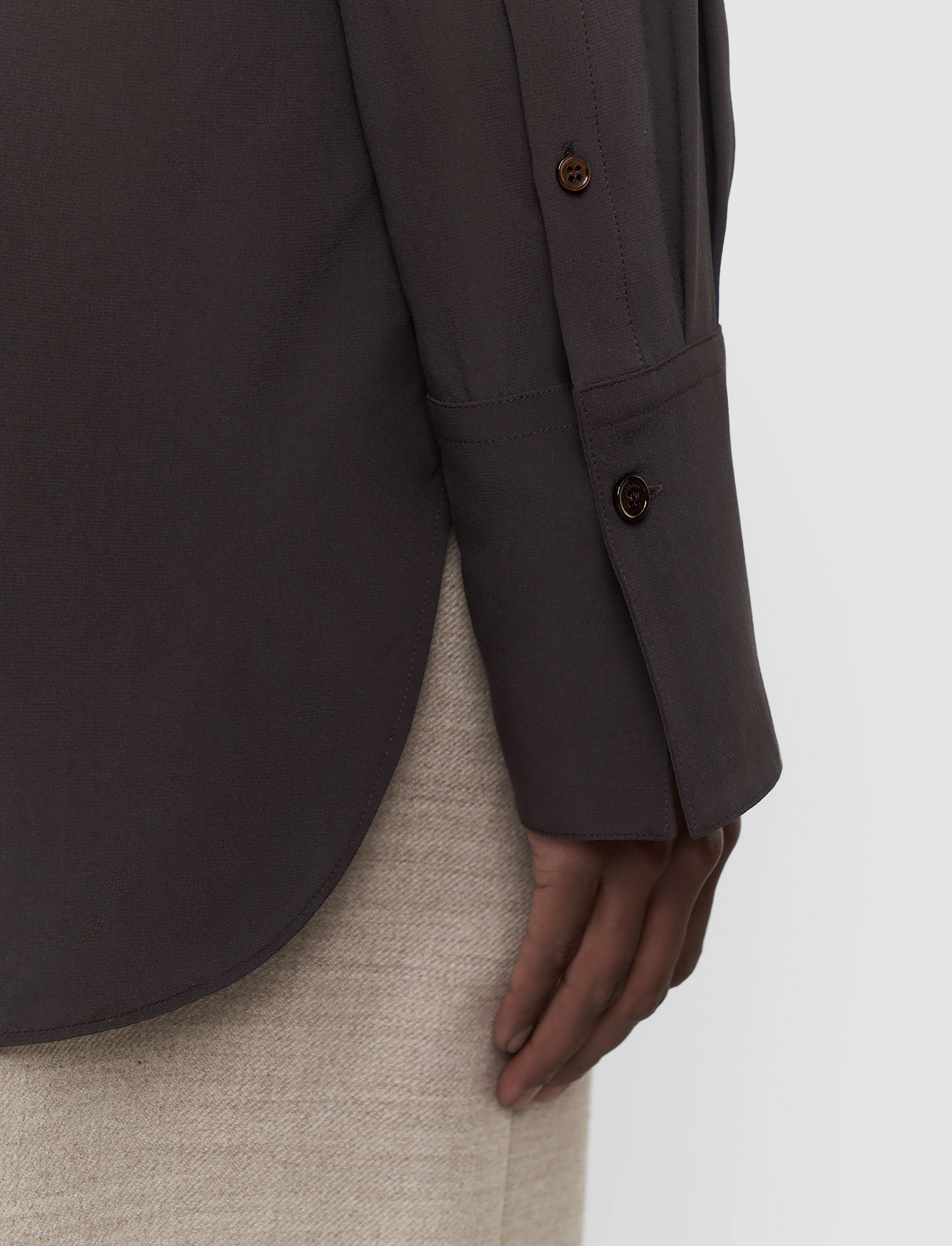 Joe Crepe de Chine Silk Blouse