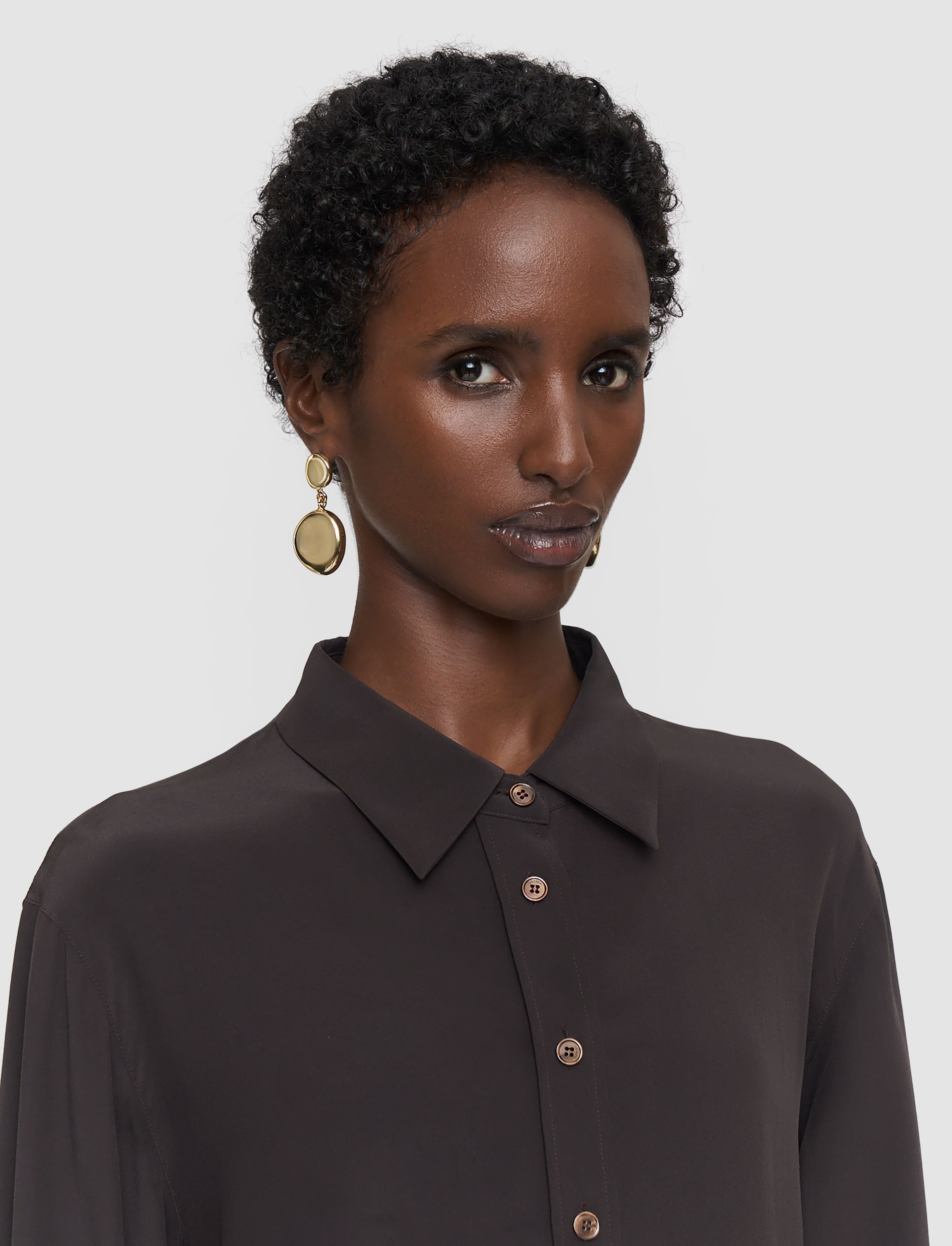 Joe Crepe de Chine Silk Blouse
